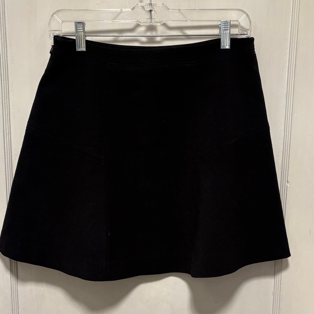 Michael Michael Kors Classic Black A-Line Women's Skater Mini Skirt 6